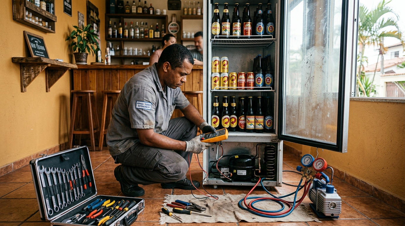 Manutenção de cervejeira em Ipatinga‑MG