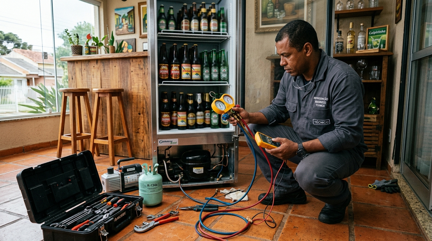 Reparo de compressor de cervejeira em Ipatinga‑MG