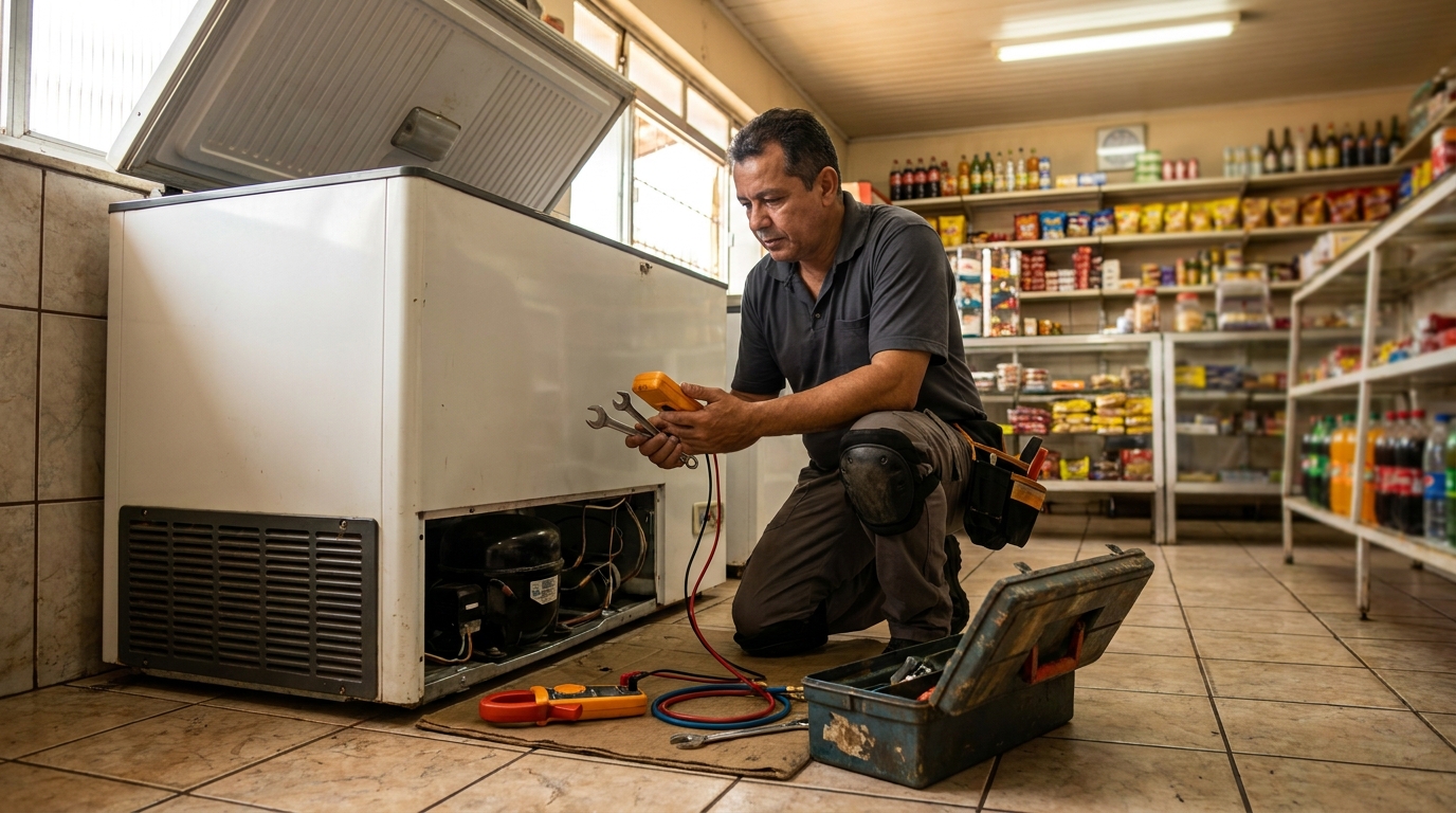 Reparo de compressor de freezer em Canoas‑RS